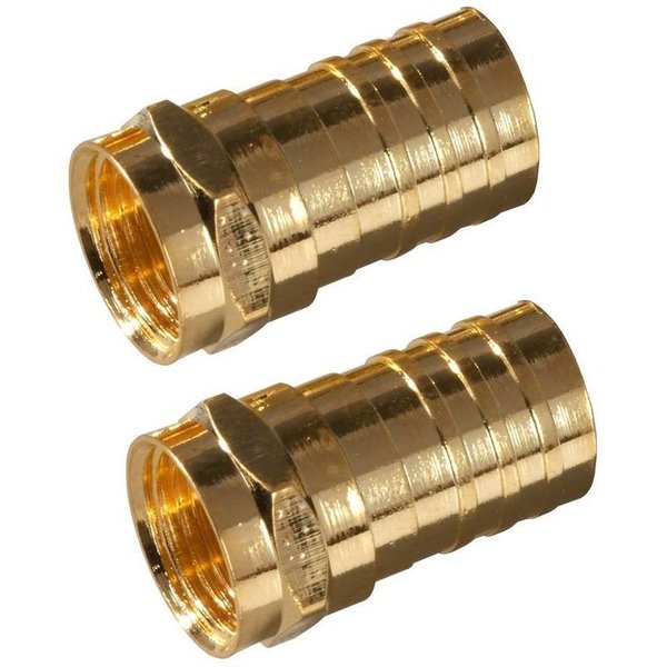 Zenith Connector F Coax Crimp Rg6 Gld VA1002RG6CR